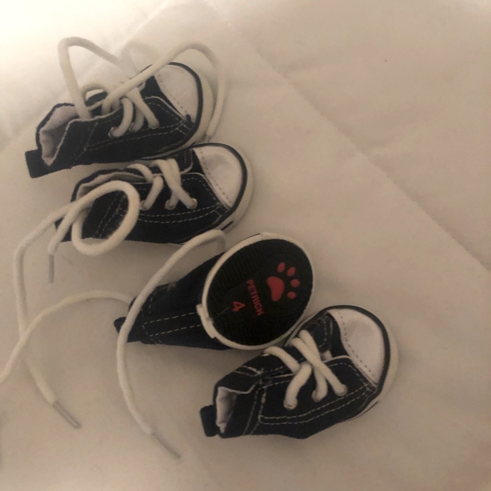 So cute sweater and shoes for your dog brand new